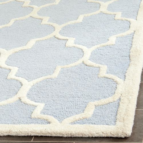 Tapis Cambridge 183 X 274 Cm Treillis Sky Bleu