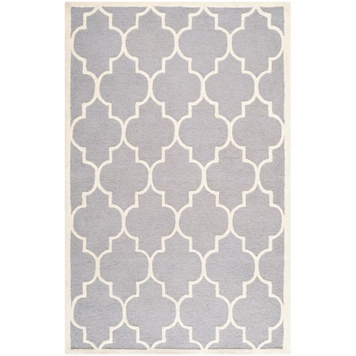 Tapis Cambridge 152 X 244 Cm Treillis Sky Gris