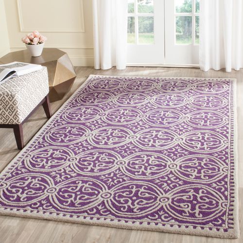 Tapis Cambridge 152 X 244 Cm Médaillon Roby Violet