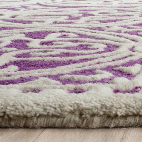 Tapis Cambridge 152 X 244 Cm Médaillon Roby Violet