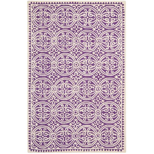 Tapis Cambridge 152 X 244 Cm Médaillon Roby Violet