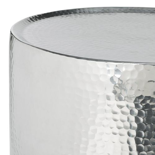 Table D'appoint Clytie Argent Aluminium 44 X 44 X 52 Cm