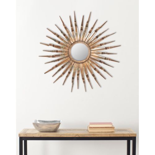 Miroir Margot Or Fer/verre/bois 84 X 4 X 84 Cm