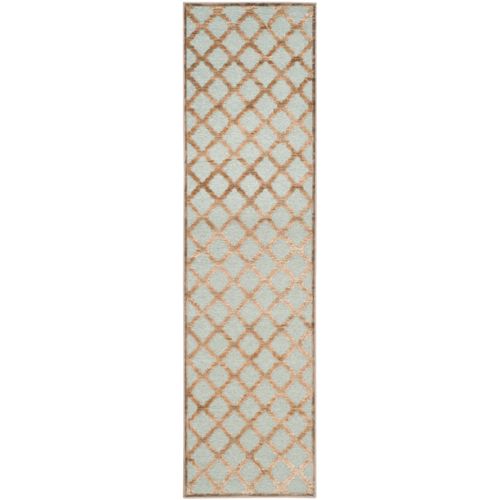 Tapis Paradis 66 X 244 Cm De Transition Anguilla Marron