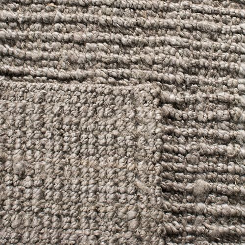 Tapis Fibre Naturelle 122 X 122 Cm Fibre Naturelle Sable Gris