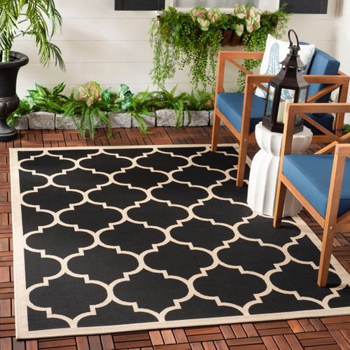 Tapis Cour 160 X 231 Cm Treillis Arista Beige