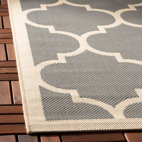 Tapis Cour 79 X 152 Cm Treillis Arista Gris