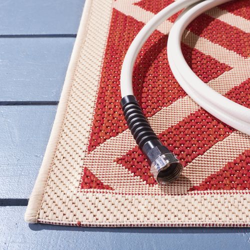 Tapis Cour 122 X 170 Cm Treillis Thalia Rouge