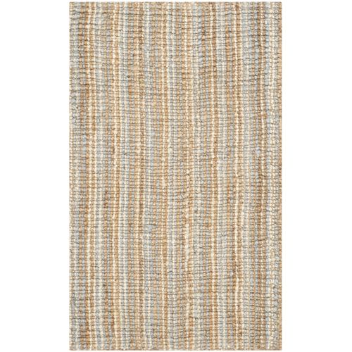 Tapis Fibre Naturelle 76 X 122 Cm Fibre Naturelle Sable Gris