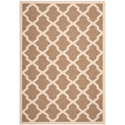 Tapis Cour 201 X 290 Cm Treillis Samanna Marron