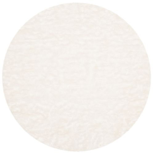 Tapis Fausse Fourrure 122 X 122 Cm Faux Peau De Mouton Harper Beige