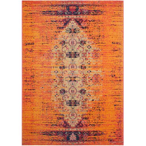 Tapis Monaco 155 X 231 Cm Bohème Chic Silvia Orange