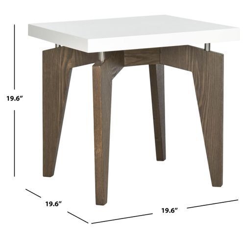 Table D'appoint Mossie Neutre Bois Embouti 50 X 50 X 50 Cm