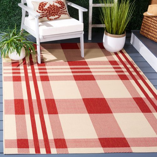 Tapis Cour 160 X 231 Cm Contemporain Mendez Rouge