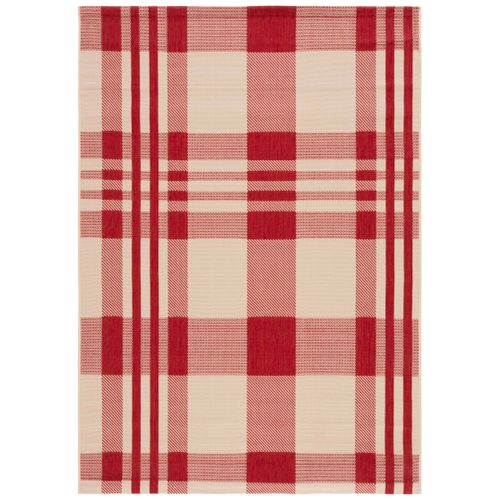 Tapis Cour 160 X 231 Cm Contemporain Mendez Rouge