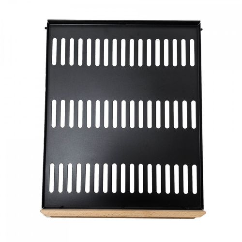 Flatshel200 Étagère Métallique Plate Fronton Bois Pour Lecepage  Agcs200vn2z2d