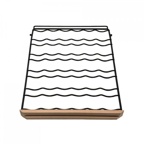 Wireshel200 Etagère En Fil Ondulé Fronton Bois Pour Lecepage Agcs200vn2z2d