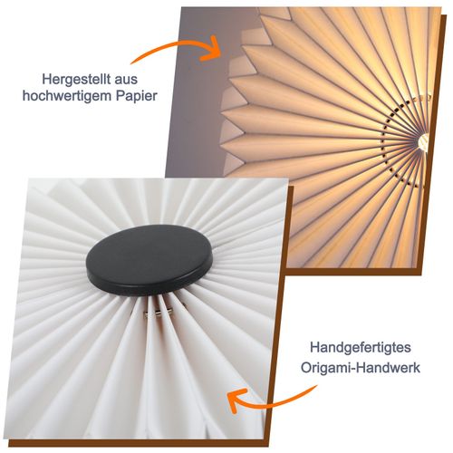 Lampe De Chevet Vintage Blanche – Abat-jour En Papier Pour Salon (ampoule Non Incluse)