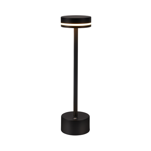 Lampe de Table Tactil LED Lampe De Chevet Noir- H.32cm