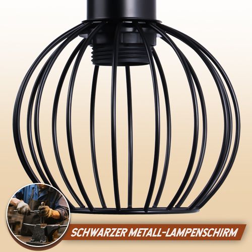 Lampe De Table Salon Vintage Lampe De Chevet Industriel Lampe De Table Métal Noir E27 sans Ampoule