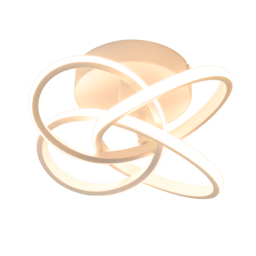 Plafonnier LED Pour Chambre à Coucher - 28 W, 3 000 K, Blanc Chaud, Lampe De Couloir, Blanc