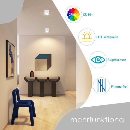 Spots De Plafond 1 Flamme, Spot De Plafond Moderne Gx53, Pivotant