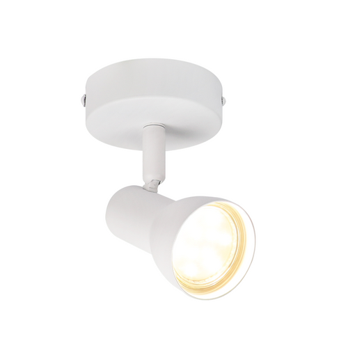 Spot De Plafond  1 Flamme Blanc Moderne Plafonnier Intérieur Gu10 Chambre