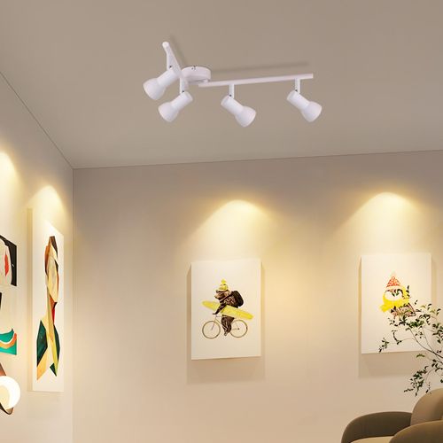 Spot De Plafond  4 Flammes Gu10, Design Moderne, En Métal, Pour Salon, Couloir