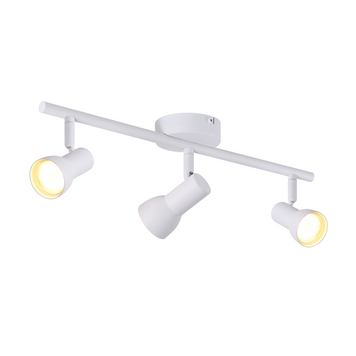 Spot De Plafond  3 Flammes Gu10, Lampe De Plafond Rotative à 350° Pour Salon Cuisine