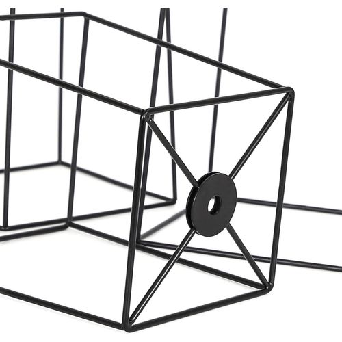 Suspension Vintage Noire 5 Lampes Réglable En Hauteur En Métal E27 Industriel