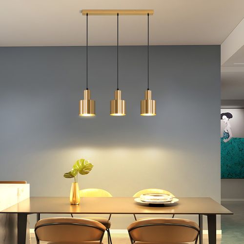 Suspension Table à Manger Lampe Suspendue Vintage Salle à Manger 3 Flammes à Manger