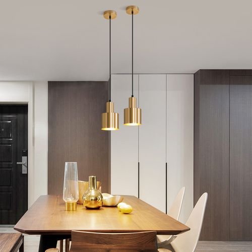 Suspension Table à Manger Suspendue Vintage Salle à Manger 1 Flamme à Manger Or Design Moderne E27