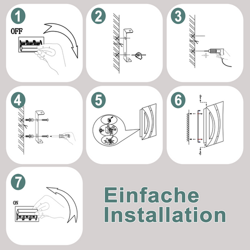Applique Murale LED Intérieur Blanche, Design Moderne 5w 3000k Blanc Chaud, Éclairage Haut Et Bas