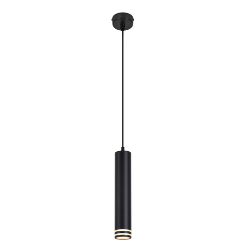 Suspension Cylindre Moderne Gu10, 1 Lumière En Aluminium, Hauteur Réglable Pour Cuisine Et Bar