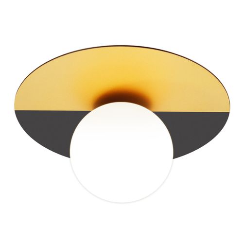 Applique Murale Vintage Verre Et Métal Design Moderne E14