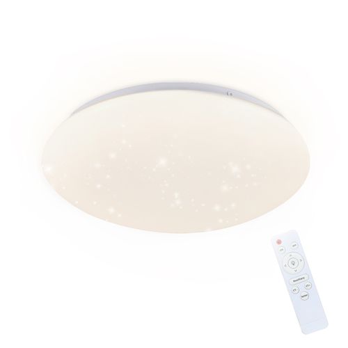 Plafonnier LED 37w 28cm Ciel Étoilé Dimmable Télécommande Enfant