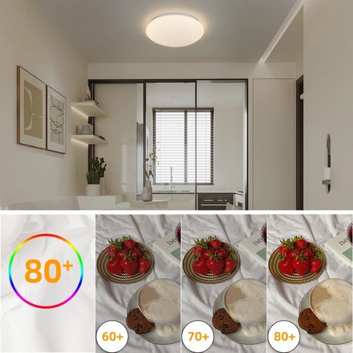 Plafonnier LED 37w 28cm Ciel Étoilé Dimmable Télécommande Enfant