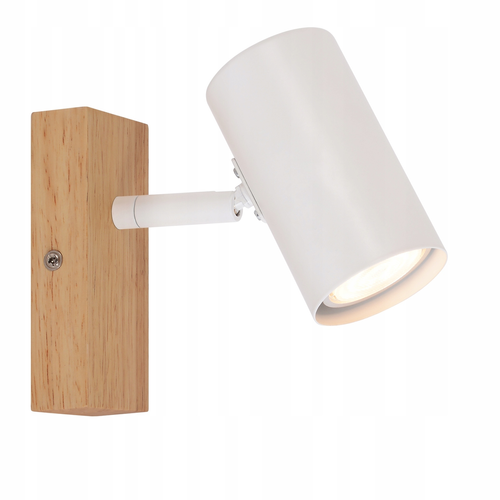 Spot De Plafond 1 Ampoule Lampe De Couloir Bois Couloir Blanc Plafonnier Métal Moderne Gu10