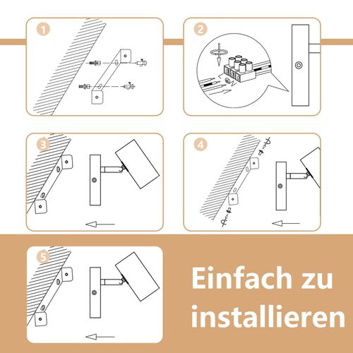Spot De Plafond 1 Ampoule Lampe De Couloir Bois Couloir Blanc Plafonnier Métal Moderne Gu10