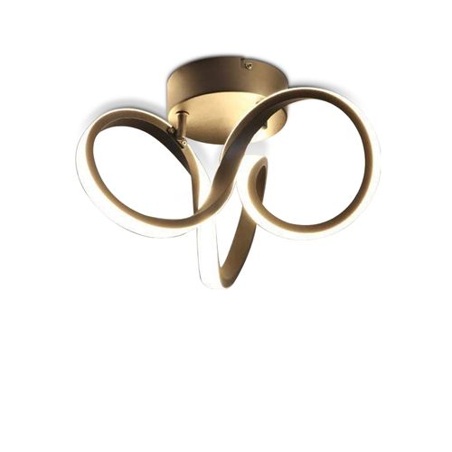 Plafonnier LED Noir 31cm, 19 W Intérieur 3000 K Blanc Chaud Pour Couloir