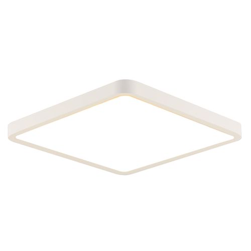 Plafonnier LED Ip44 23w 23cm Carré Blanc Chaud Sdb Cuisine Chambre Couloir