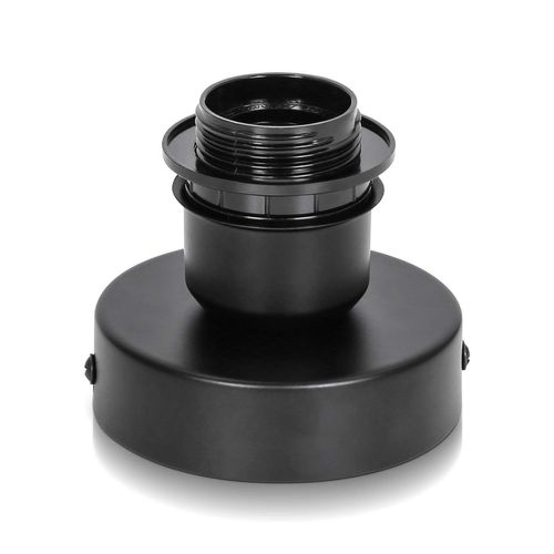 Plafonnier Vintage Plafonnier 2 Lampes De Couloir Rétro Noir E27 Max.40w Sans Ampoules