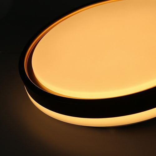 Plafonnier LED Salon D.30cm Dimmable Avec Télécommande Plafonnier Moderne Couloir