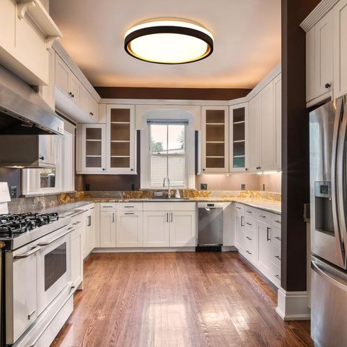 Plafonnier LED Salon D.30cm Dimmable Avec Télécommande Plafonnier Moderne Couloir