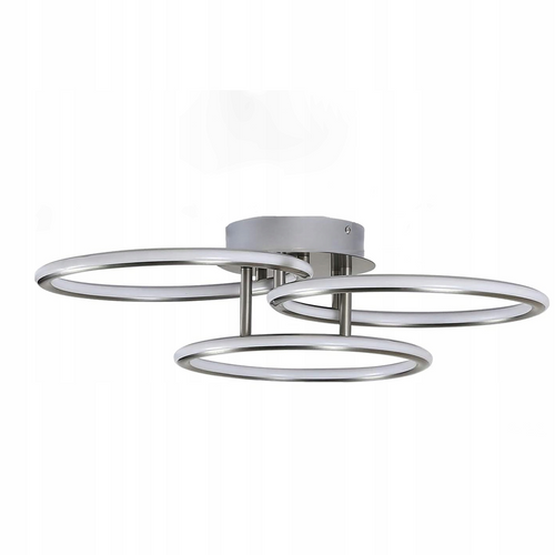 LED Plafonnier Moderne Anneaux Design Lumière Blanc Chaud 3000k 41w 3 Flammes