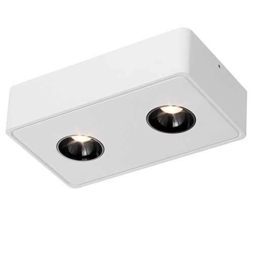 2 Spots De Plafond Ekig Blanc Chaud 11w En Saillie Petits Pour Cuisine Couloir Chambre