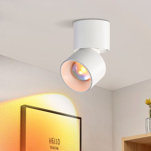 Spot LED Lampe Coucher De Soleil Pivotant à 350° Chambre Moderne Intérieur