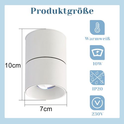 Spot LED Lampe Coucher De Soleil Pivotant à 350° Chambre Moderne Intérieur