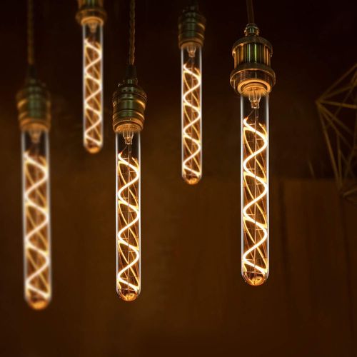 Ampoule LED E27 Tubulaire Vintage Edison 4w Blanc Chaud Filament