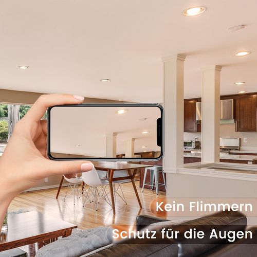 Lot De 10 Ampoule LED Gu10 Blanc Chaud 5w Remplace 50w, Économie D'énergie 3000k